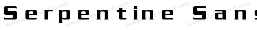 Serpentine Sans W01字体转换